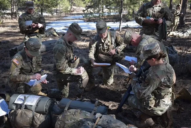 Cadets at Leadership Lab